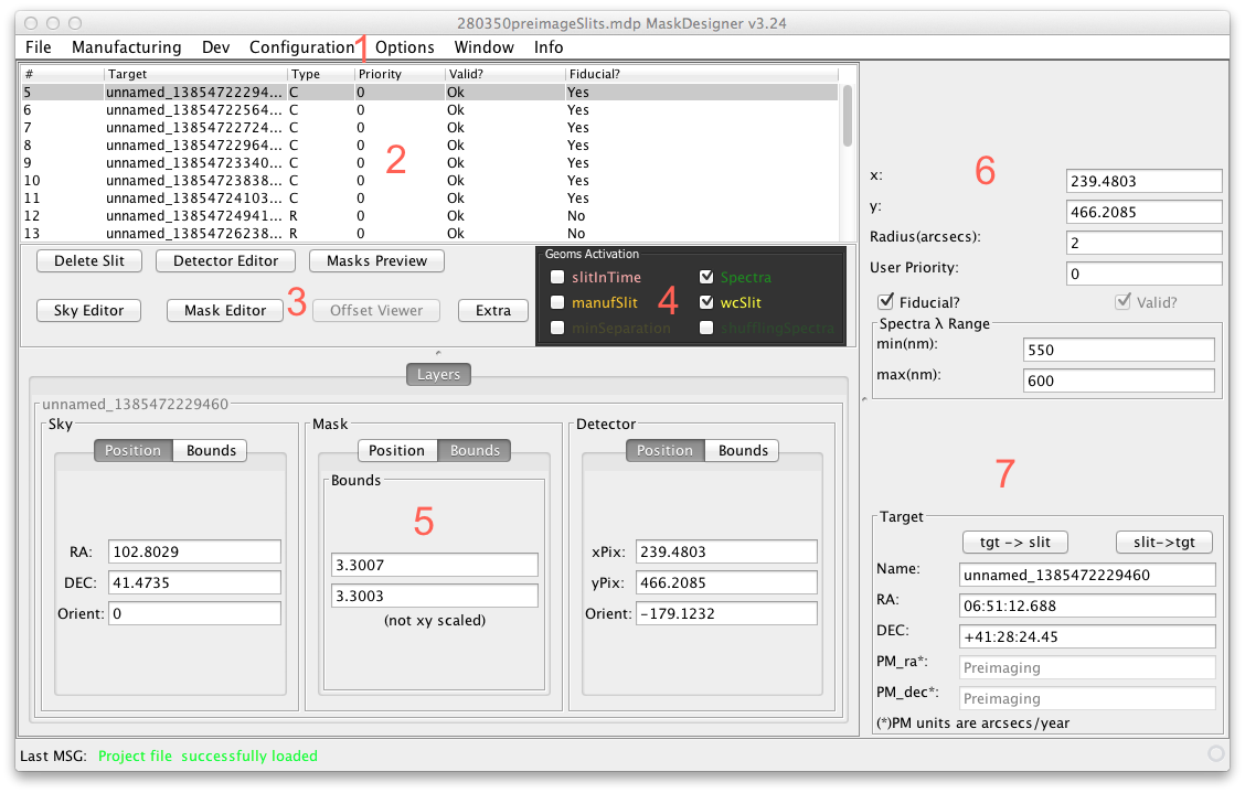 Mask desiger GUI